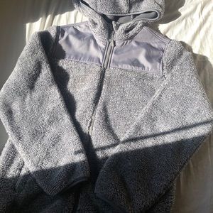 Reebok Fluffy Fleece Full-Zip Hoodie